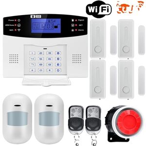 SupplySwap Smart Home Sikkerhedssystem, Trådløst Alarm System, Bevægelsesdetektor
