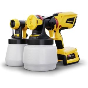 Färgpistol - WAGNER - Universal Sprayer W600 Flexio 18V - steglöst justerbar, 0-500 ml/min - 2 koppar och munstycken