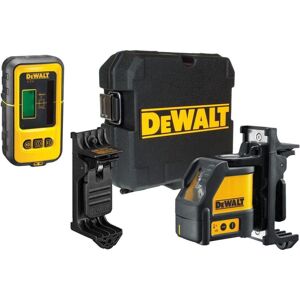 DeWalt DW088KD selvnivellerende krydslinjelaser i etui (DW088K) & modtager (DE0892) - 2 linjer - 50m