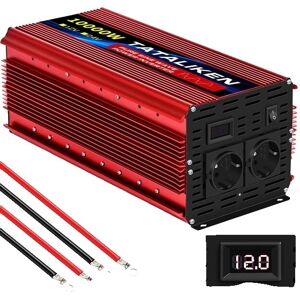 SupplySwap Strøm Inverter, 12000W Ren Sinus Bølge, Universal Stik, 8000W, 12V50HZ, 220V-240V