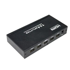 Tech of sweden HDMI Splitter 1x4 (4 udgange) med understøttelse af 3D - HDCP v1.4