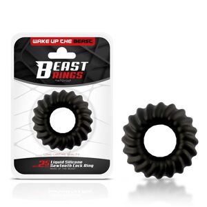 BEAST RINGS Penisring savtand flydende silikone 25 mm