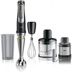 Braun MultiQuick 9 MQ9138XI blender 0,6 L Nedsænkning blender 1200 W Sort, Rustfrit stål