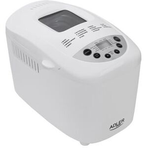 Adler   Bread maker   AD 6019   Power 850 W   Number of programs 15   Display LCD   White