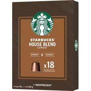 Starbucks Nespresso House Blend Kaffekapslar, 18st, 103g