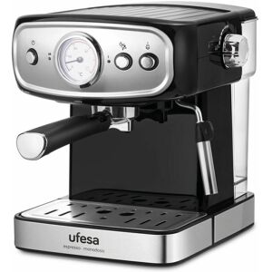 Hurtig manuel kaffemaskine UFESA Brescia Sort Stål 850 W