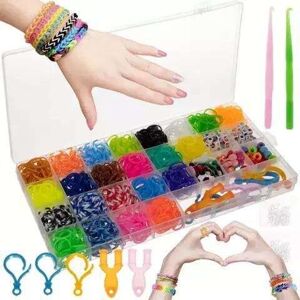 Otego DIY - Loom Bands - 1500st - Rubber band kit -