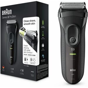 Braun Series 3 3020 Folie shaver Trimmer Sort