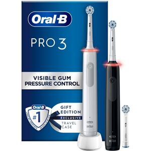 Oral B Oral-B Pro3 3900N Sensi UltraThin Duo, White + Black unit