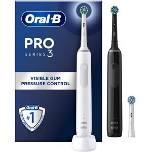 Oral B Eltandborste Pro3 Duo Black / White