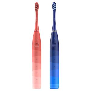 Oclean Find Duo elektrisk tandbørste, 2-pakke, rød/blå