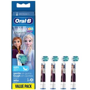 Oral B Oral-B Kids 80352086 børstehoved til elektrisk tandbørste 4 stk Sort, Blå