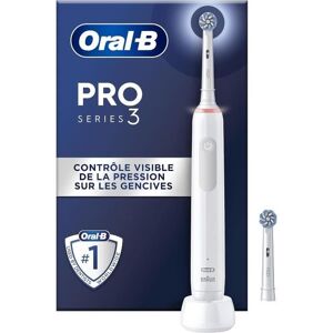 Oral-B Pro Sensitive Clean Pro 3 Voksen Roterende, pulserende tandbørste Hvid