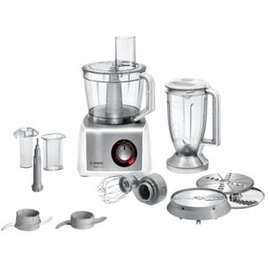 Bosch MC812S814 1250W 3,9L rustfrit stål - hvid foodprocessor (MC812S814)