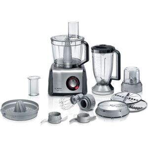 Bosch MC812M844 foodprocessor 1250 W 3,9 L Sort, Rustfrit stål