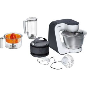 Bosch MUM58L20 foodprocessor 1000 W 3,9 L Grå, Rustfrit stål, Hvid