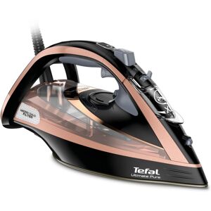 Tefal Ultimate Pure FV9845 Tør & dampstrygejern Durilium autoclean strygesål 3100 W Sort, Kobberfarve