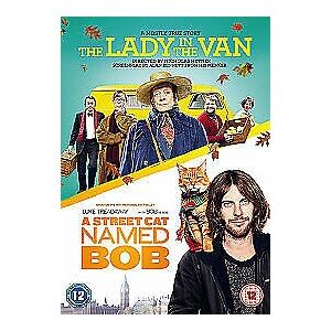 MediaTronixs The Lady In The Van/A Street Cat Named Bob DVD (2018) Maggie Smith, Hytner Pre-Owned Region 2