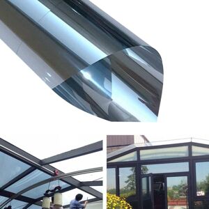 Shoppo Marte UV Reflective One Way Privacy Decoration Glass Window Film Sticker, Width: 100cm, Length: 1m(Silver)
