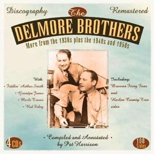 JSP Records Delmore Brothers The: More From The 1930s + 1940s & 1950s (4CD)