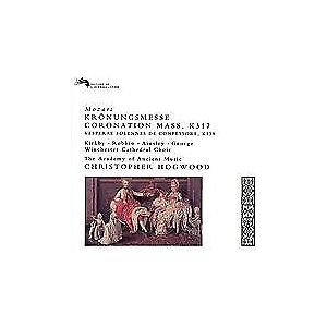 MediaTronixs Christopher Hogwood : Coronation Mass CD (1998) Pre-Owned