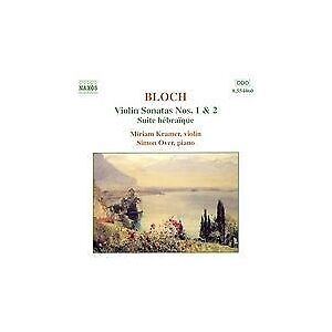 MediaTronixs Ernest Bloch : Bloch: Violin Sonatas Nos. 1 & 2 / Suite hebraique CD (1999) Pre-Owned