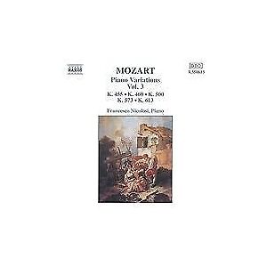 MediaTronixs Wolfgang Amadeus Mozart : Mozart: Piano Variations - Volume 3 CD (1993) Pre-Owned