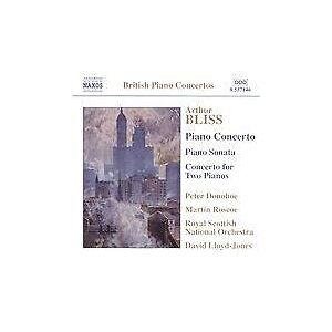 MediaTronixs Arthur Bliss : Piano Concerto, Concerto for 2 Pianos (Lloyd-jones, Rsno) CD Pre-Owned