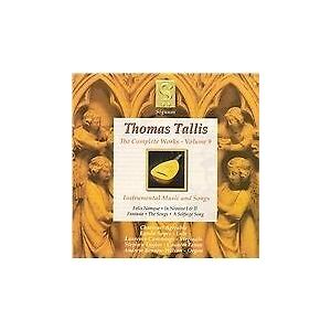 MediaTronixs Thomas Tallis : Complete Works Vol. 9, The: Instrumental Music and Songs CD 2 Pre-Owned