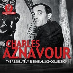 MediaTronixs Charles Aznavour : Charles Aznavour: The Absolute Essential Collection CD Box Pre-Owned