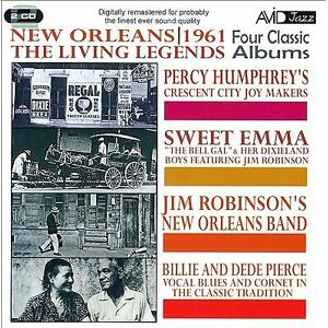 MediaTronixs Various Artists : New Orleans 1961: The Living Legends - Four Classic Albums CD Pre-Owned