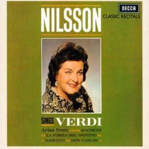 MediaTronixs Giuseppe Verdi : Nilsson Sings Verdi CD (2005) Pre-Owned