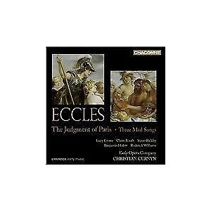 MediaTronixs John Eccles : Eccles: The Judgement of Paris/Three Mad Songs CD (2009) Pre-Owned