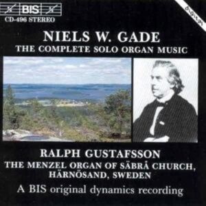 MediaTronixs Niels Wilhelm Gade : Complete Solo Organ Music (Gustafsson) CD (2004)