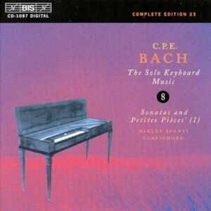 MediaTronixs Carl Philipp Emanuel Bach : CPE Bach: The Solo Keyboard Music, Vol 8 CD