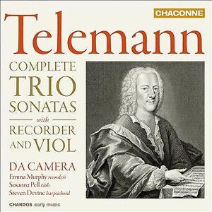 MediaTronixs Georg Philipp Telemann : Telemann: Complete Trio Sonatas With Recorder and Viol