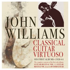 MediaTronixs John Williams : Classical Guitar Virtuoso: His First Albums 1958-61 CD 2 discs