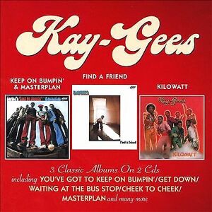 MediaTronixs The Kay-Gees : Keep On Bumpin’ & Masterplan/Find a Friend/Kilowatt CD 2 discs