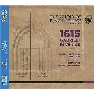 MediaTronixs Giovanni Gabrieli : 1615 Gabrieli in Venice CD SACD with Blu-ray Audio 2 discs