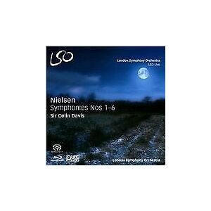 MediaTronixs Carl Nielsen : Nielsen: Symphonies Nos. 1-6 CD SACD with Blu-ray Audio 4 discs