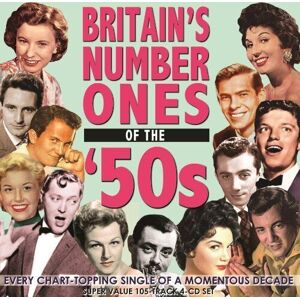 MediaTronixs Various Artists : Britain’s Number Ones of the ’50s CD 4 discs (2010)