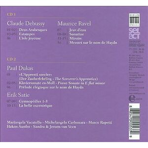 MediaTronixs Claude Debussy : Piano Music Grand-mondain, By Debussy, Ravel, Dukas and Satie