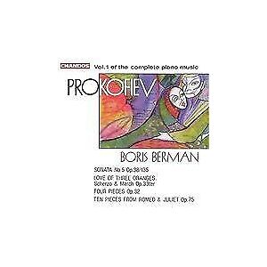 MediaTronixs Sergey Prokofiev : Prokofiev: Complete Piano Music, Vol. 1 CD
