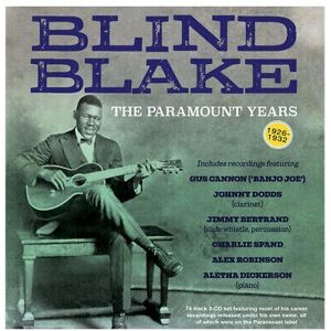 MediaTronixs Blind Blake : The Paramount Years: 1926-32 CD 3 discs (2023)