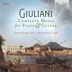 MediaTronixs Mauro Giuliani : Giuliani: Complete Music for Flute & Guitar CD Box Set 4 discs