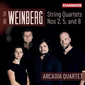 MediaTronixs Mieczyslaw Weinberg : Weinberg: String Quartets Nos. 2, 5, and 8 - Volume 1 CD