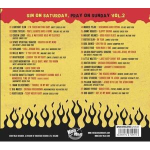 MediaTronixs Various Artists : Sin On Saturday, Pray On Sunday: 28 Sizzling Slabs of Rhythm