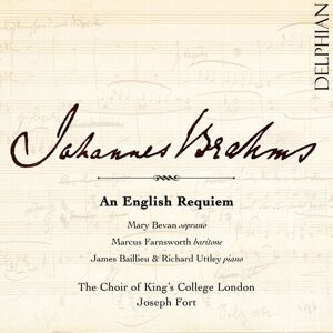 MediaTronixs Johannes Brahms : Johannes Brahms: An English Requiem CD (2017)