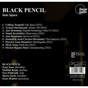 MediaTronixs Calliope Tsoupaki : Black Pencil: Into Space CD (2023)