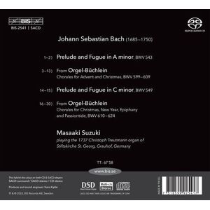 MediaTronixs Johann Sebastian Bach : Masaaki Suzuki Plays Bach Organ Works - Volume 4 CD